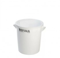 Refina 321010 X-1 35L White Heavy Duty Plaster Mixing Bucket Tub